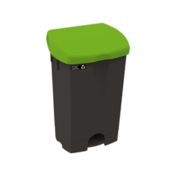 Affaldsspand til kildesorteringSort med grøn låg - 25 liter