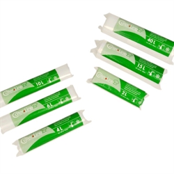 Fryseposer med skrivefeltTransparante 2 liter